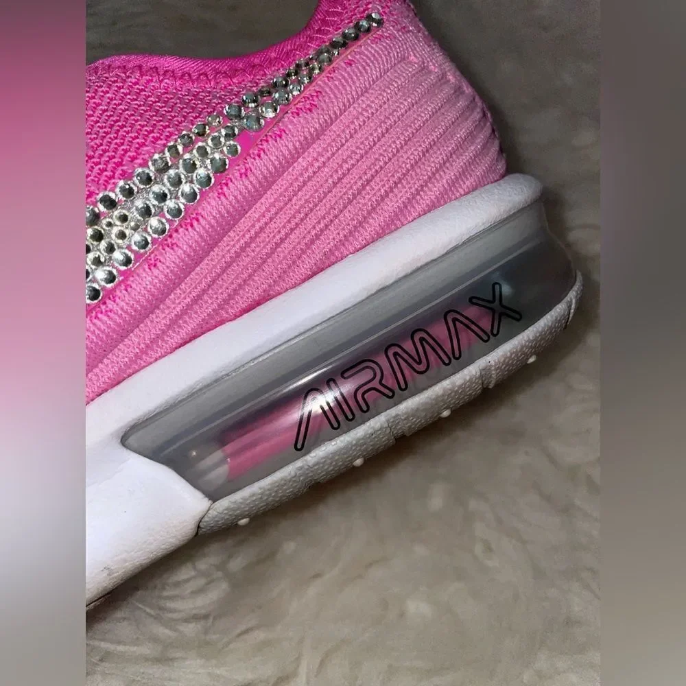 Nike Air Max Women’s Rhinestone Swoosh Pink 8.5